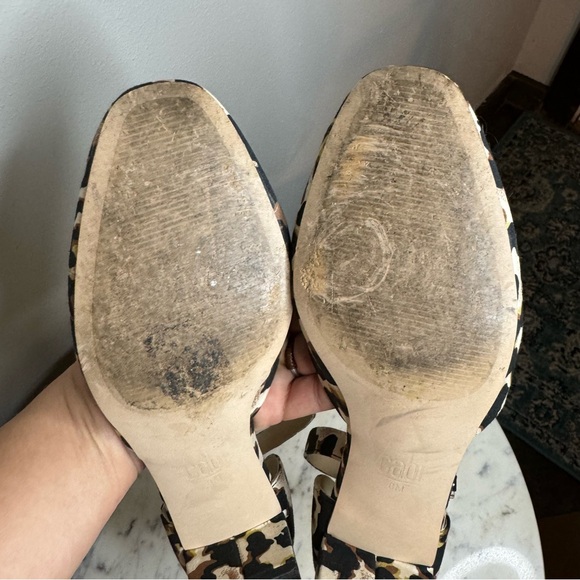 Cabi Kiki Heels Size 8 M leopard shoes animal print - Picture 10 of 11